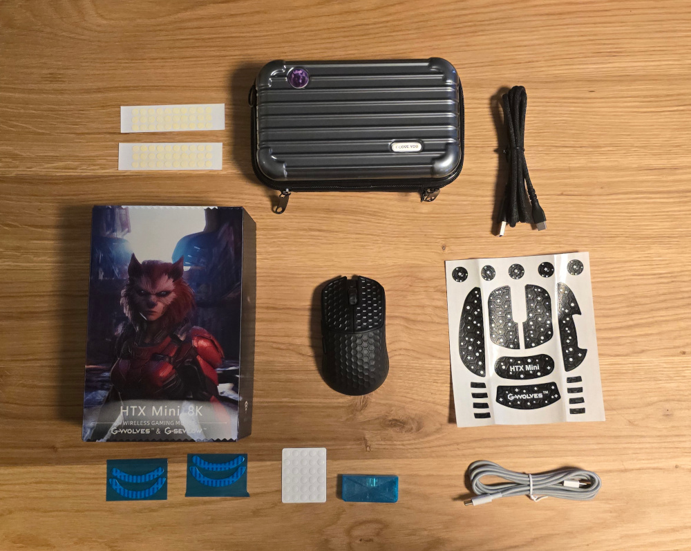 G-Wolves HTX Mini 8K packaging and content