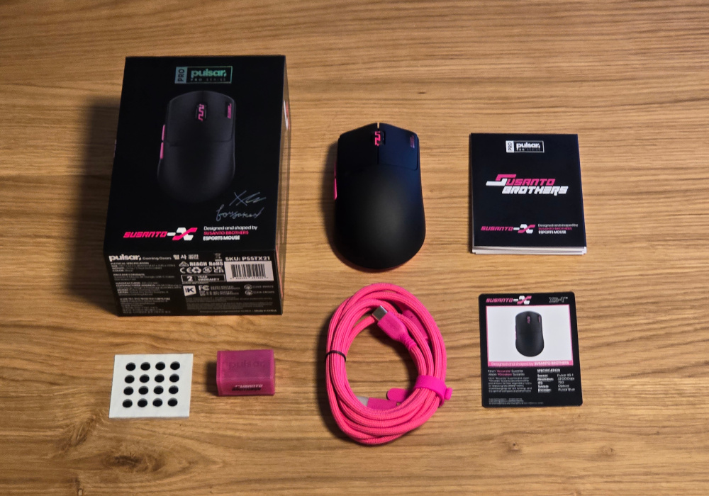 Pulsar Susanto-X packaging and content