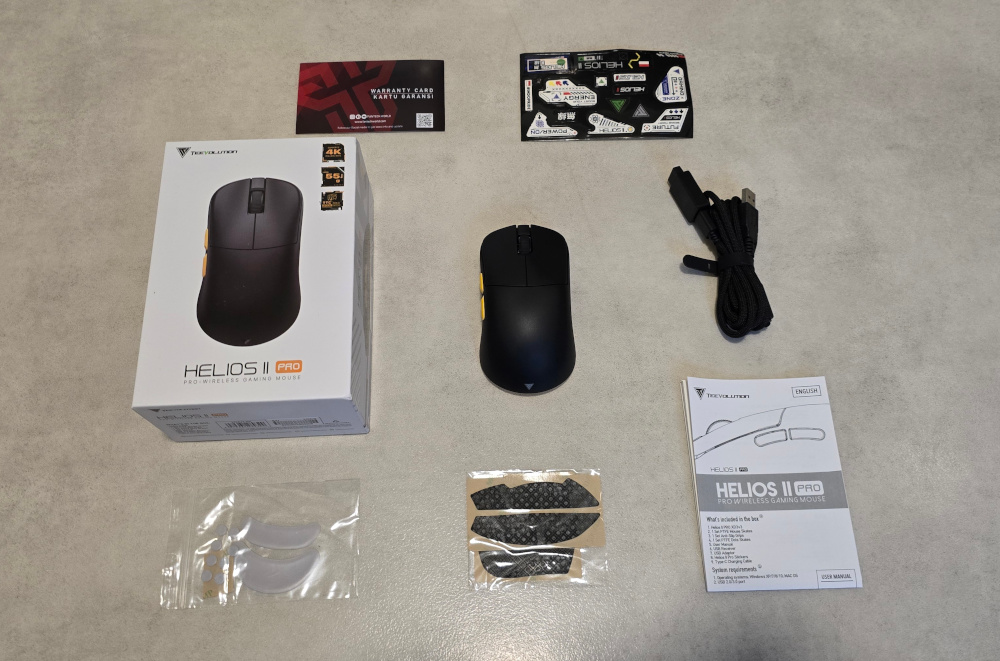 Teevolution Helios II Pro packaging and content