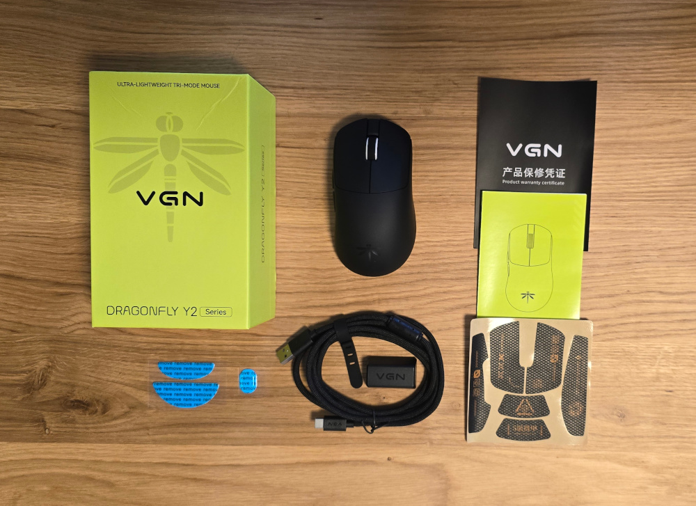 VGN Y2 packaging and content